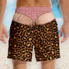 Custom Funny Men Swim Trunks - Personalized Birthday Gifts For Husband, Son, Grandson, Brother, Grandpa, Dad, Yourself - Cheeky By Nature