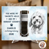 Custom Photo Pet Collar Memorial Frame - Personalized Pet Memorial Sympathy Gifts For Dogs, Cats - Forever In Loving Memory