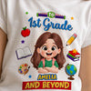 Custom Youth T-shirt - Personalized Back To School Gift For Kids - Ready To Learn Laugh And Grow