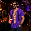 Custom Zoombie T-shirt - Personalized Halloween Birthday Gifts For Husband, Son, Grandson, Brother, Grandpa, Dad, Yourself - Dead Inside Ready To Party Outside