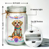 Custom Photo Day Of The Dead Mason Jar Light - Personalized Pet Memorial Sympathy Gifts For Dogs, Cats - My Spirit Guide My Best Friend