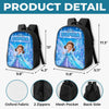 Custom Photo Kids Front Printed Backpack - Personalized Back To School Gifts For Kids - Believe In Your Magic