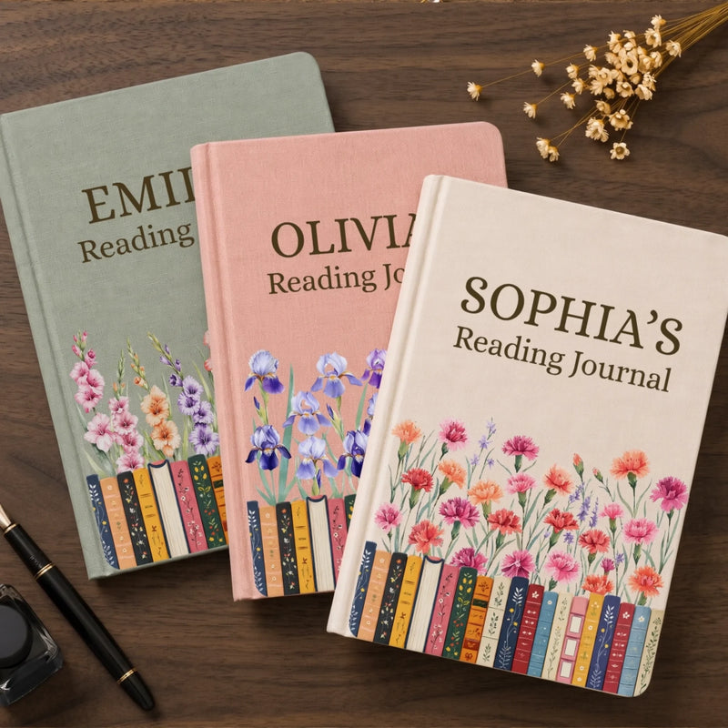 Custom Reading Journal - Personalized Bookish Gifts For Book Lovers, Bookworms, Readers - Pages Full Of Magic