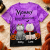 Custom T-shirt - Personalized Halloween Birthday Gifts For Dog Cat Lovers, Dog Dad And Mom, Cat Owners - Paws Love Pumpkin Spice