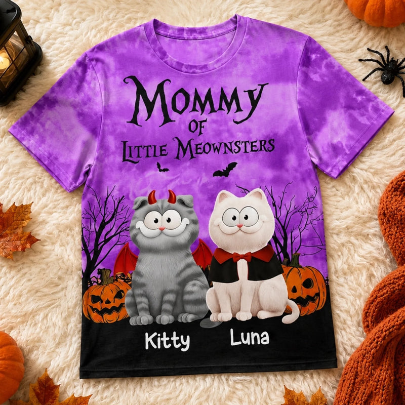 Custom T-shirt - Personalized Halloween Birthday Gifts For Dog Cat Lovers, Dog Dad And Mom, Cat Owners - Paws Love Pumpkin Spice