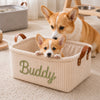 Custom Embroidery Storage Basket - Personalized  Birthday Gifts For Dog Cat Lovers, Dog Dad And Mom, Cat Owners - Daily Dose Of Joy