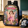 Custom Photo Kids Front Printed Backpack - Personalized Back To School Gifts For Kids - Every Day Is A Fairytale