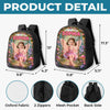 Custom Photo Kids Front Printed Backpack - Personalized Back To School Gifts For Kids - Every Day Is A Fairytale