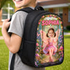 Custom Photo Kids Front Printed Backpack - Personalized Back To School Gifts For Kids - Every Day Is A Fairytale