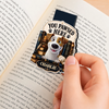 Custom Shaped Magnetic Bookmark - Personalized  Bookish Gifts For  Book Lovers, Bookworms, Dog Dad And Mom, Cat Owners - Pawfect Reading Time