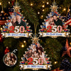 Custom Photo Acrylic Ornament - Personalized America 250th Anniversary Christmas Gifts For Mom, Dad, Brother, Sister - Together For The Holidays