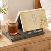 Custom Wooden Book Holder - Personalized Bookish Gifts For Book Lovers, Bookworms, Readers - Reading Feels Like Home
