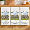 Custom Photo New Home Kitchen Towel - Personalized Anniversary Christmas Wedding Gifts For Husband And Wife, Him And Her - Home Sweet New Beginning