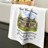 Custom Photo New Home Kitchen Towel - Personalized Anniversary Christmas Wedding Gifts For Husband And Wife, Him And Her - Home Sweet New Beginning