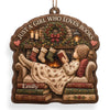 Custom Wood Ornament - Personalized Christmas  Bookish Gifts For Book Lovers, Bookworms, Readers - My Weekend Is Fully Booked