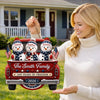 Custom Wood Sign - Personalized America 250th Anniversary Christmas Gifts For Mom, Dad, Brother, Sister - Stars Christmas Family Forever