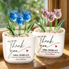 Custom Glass Everlasting Flowers - Personalized Teacher Appreciation, Back To School Gifts For Teachers - Thank You For Helping Me Bloom