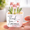 Custom Glass Everlasting Flowers - Personalized Teacher Appreciation, Back To School Gifts For Teachers - Thank You For Helping Me Bloom