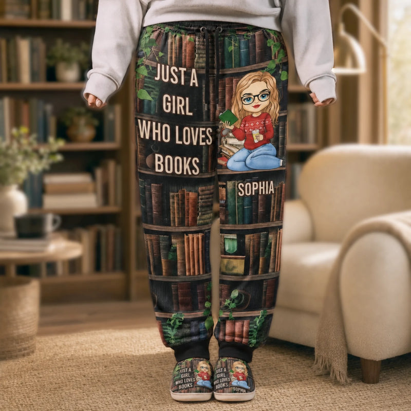 Lost In The Pages, Found In The Story - Personalized Custom Unisex Sweatpants - Christmas Gift For Book Lovers