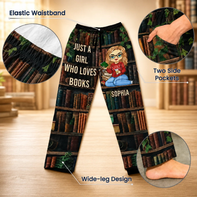 Lost In The Pages, Found In The Story - Personalized Custom Unisex Sweatpants - Christmas Gift For Book Lovers