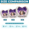 Custom Photo Acrylic Badge Reel - Personalized  Memorial Sympathy Gifts For Loss Of Mom, Dad - Until We Meet Again In Heaven