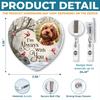 Custom Photo Acrylic Badge Reel - Personalized Pet Memorial Sympathy Gifts For Dogs, Cats - Love Lives On In Every Memory
