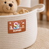 Custom Woven Rope Basket - Personalized Birthday Gifts For Kids - Little Dreams Big Smiles
