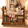 Custom 2-Layered Wooden Plaque - Personalized Bookish Gifts For Book Lovers, Bookworms, Readers - One More Story Awaits