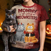 Custom T-shirt - Personalized Halloween Birthday Gifts For Cat Lovers, Cat Mom And Dad - Bewitched By Whiskers