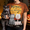 Custom Pumpkin T-shirt - Personalized Halloween Birthday Gifts For Cat Lovers, Cat Mom And Dad - Pumpkin Purr Patrol