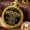 Custom Pocket Watch - Personalized Birthday Gifts For Son - My Hero And My Pride