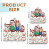 Custom Acrylic Ornament - Personalized Christmas Birthday Gifts For Family, Dog Cat Lovers - Happiness Baked Into Every Moment