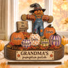 Custom Pumpkin 2-Layered Wooden Plaque - Personalized Birthday Gifts For Mom, Grandma - Making Sweet Fall Memories