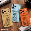 Custom Photo Leather Phone Case - Personalized Father's Day Birthday Gifts For Dog Cat Lovers, Dog Dad And Mom, Cat Owners - Best Pet Dad Ever