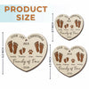 Our First Christmas As A Family - Family Personalized Custom Ornament - Wood Custom Shaped - Christmas Gift For Family Members