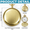 Custom Pocket Watch - Personalized Birthday Gifts For Son - Forever My Son And Best Friend