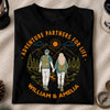 Custom Hiking T-shirt, Hoodie - Personalized Birthday Camping Gifts For Campers, Husband And Wife, Him And Her - Adventure Partners For Life