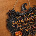 Custom Wood Sign -  Personalized Halloween Decor Birthday Gifts For Mom, Dad, Brother, Sister, Kids - Spooky Memories Together