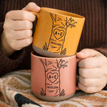 Custom Pottery Mug - Personalized Anniversary Wedding Gifts For Husband And Wife, Him And Her - Better Together Always
