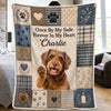 Custom Photo Blanket - Personalized Pet Memorial Sympathy Gifts For Dogs, Cats - Until We Meet Again My Friend