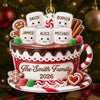 Custom Acrylic Ornament - Personalized Christmas Birthday Gifts For Mom, Dad, Brother, Sister - Warm Wishes From Our Family