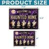 Custom Ghost Home Decor Metal Sign - Personalized Halloween Birthday Gifts For For Mom, Dad, Brother, Sister - Ghosts Live Here Full Time