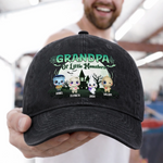 Custom Cap - Personalized Halloween Birthday Gifts For Dad, Grandpa - Little Boo Big Fun
