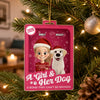 Custom Toy Box Acrylic Ornament - Personalized Christmas Birthday Gifts For Dog Lovers, Dog Dad And Mom - A Girl’s Best Friend Forever