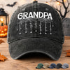 Custom Spider Cap - Personalized Halloween Birthday Gifts For Dad, Grandpa - Caught In The Web