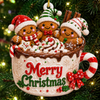 Custom Gingerbread Premium 3D Ornament - Personalized Christmas Birthday Gifts For Mom, Dad, Brother, Sister - Everything Is Better Together