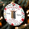 Custom Ceramic Ornament - Personalized Best Friend Christmas Birthday Gifts For Women, Besties, Sisters, BFF - Besties For A Lifetime