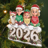 Custom Acrylic Ornament - Personalized Christmas Birthday Gifts For Mom, Dad, Brother, Sister, Dog Cat Lovers - Together Makes Every Moment Better