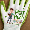 Custom Coated Grip Gardening Gloves - Personalized Birthday Garden Gifts For Gardeners - Pot Head