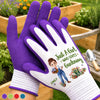Custom Coated Grip Gardening Gloves - Personalized Birthday Garden Gifts For Gardeners - Just A Garden Girl